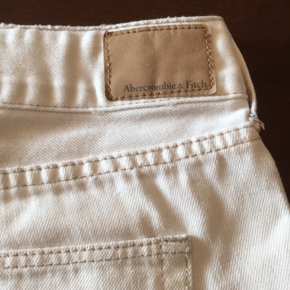 Abercrombie & Fitch Button Fly Cut Off Shorts sz 0 - Picture 5 of 7